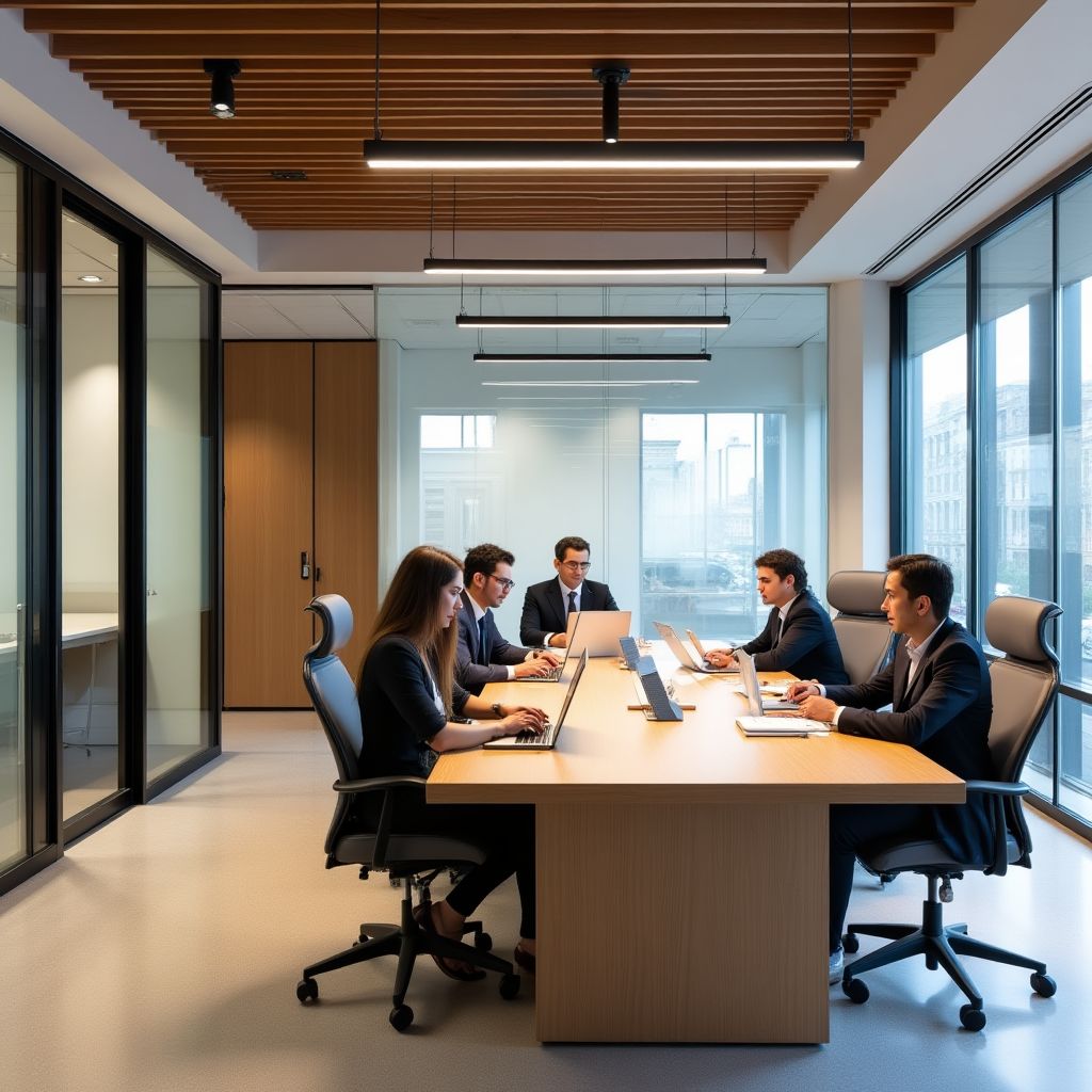 Historia de FinConsult Argentina - Oficina moderna