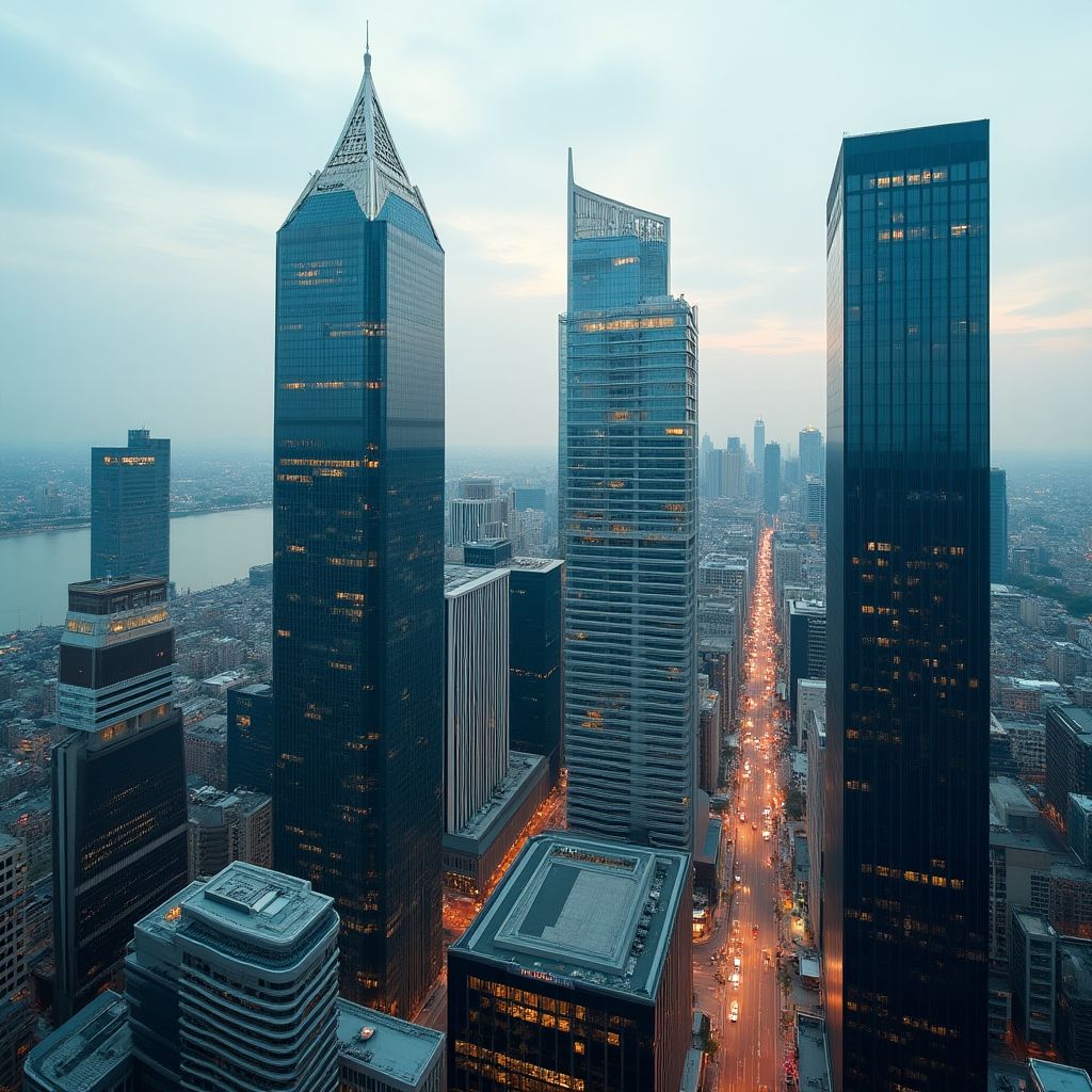 Vista aérea oficinas Puerto Madero