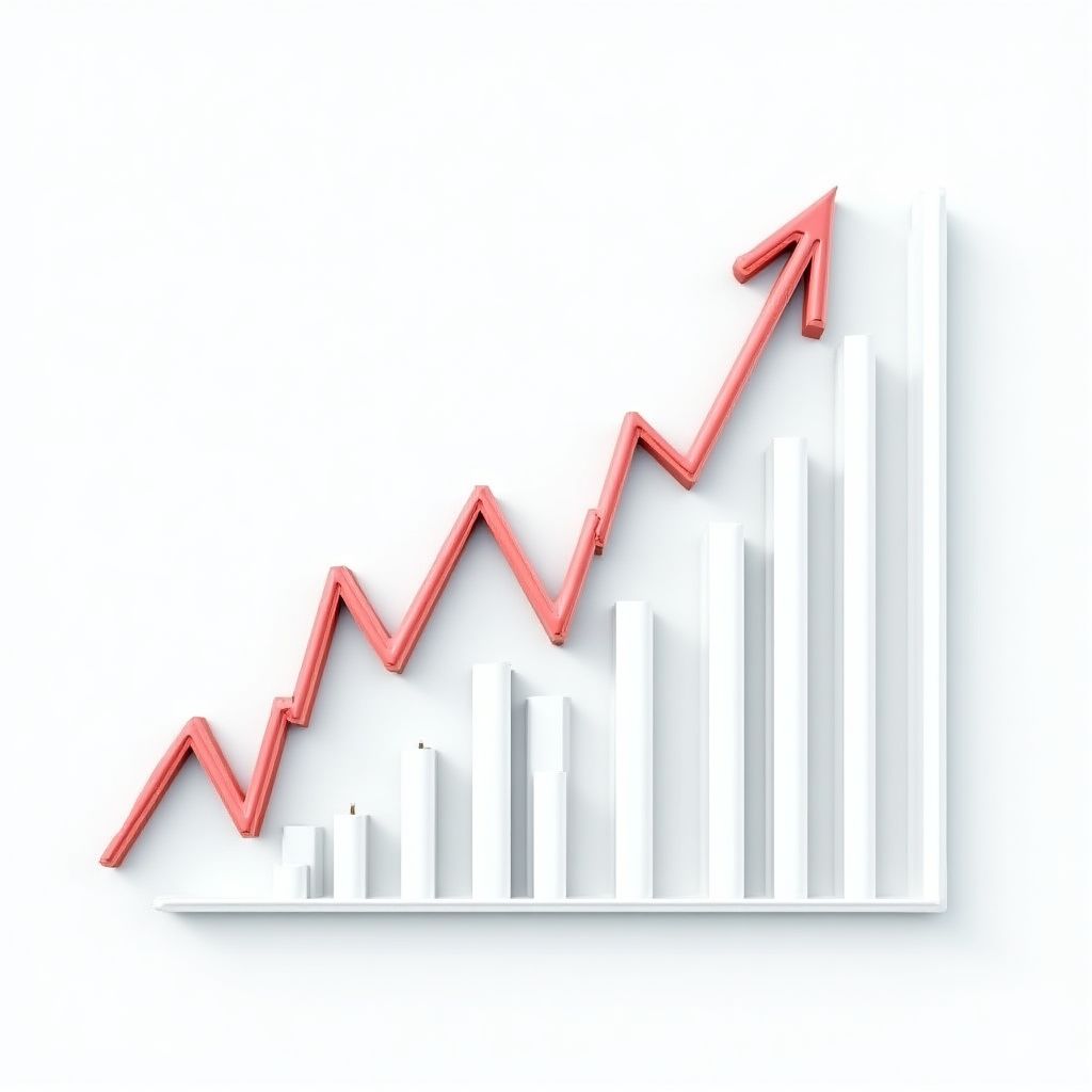 Gráficos de crecimiento empresarial
